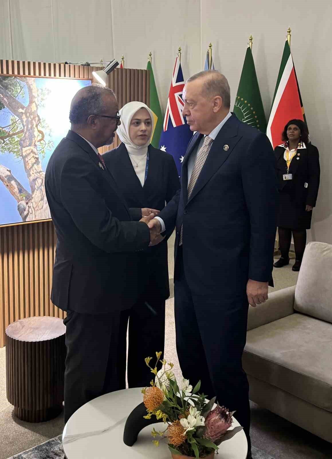 Cumhurbaşkanı Recep Tayyip Erdoğan, G20 Zirvesi sırasında Güney Afrika'da Dünya