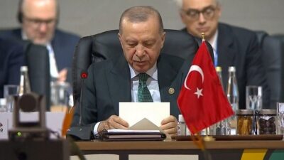 Cumhurbaşkanı Recep Tayyip Erdoğan, G20 Zirvesi'nde Gazze'deki ateşkesin devamının önemine