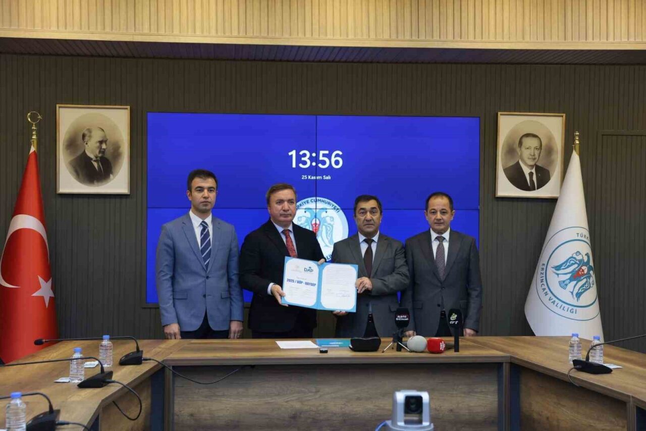 Erzincan’da Doğu Anadolu Projesi Kapsamında Üç Proje İçin Protokol İmzalandı