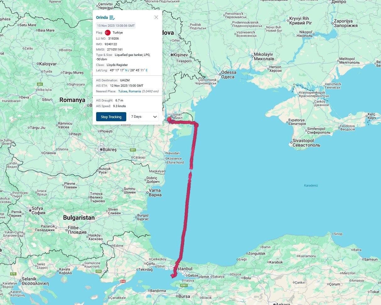 Ulaştırma ve Altyapı Bakanlığı'na bağlı Denizcilik Genel Müdürlüğü, Türk bayraklı