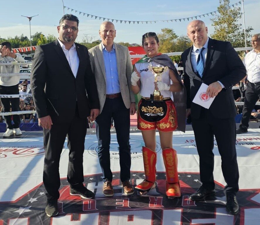 Denizli'de düzenlenen İller Arası Kick Boks Gala Müsabakaları, "Filistin’de Soykırıma