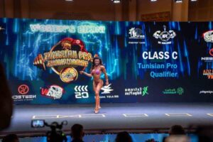 Denizli'den Buse Ercan, Tunus'taki Tunisian Pro Qualifier'da elde ettiği IFBB