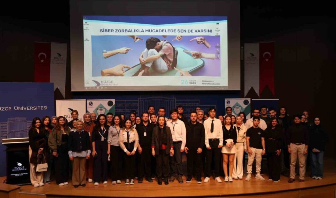 Düzce ve Sakarya Üniversiteleri, Çevrim İçi Güvenlik Farkındalığı için “Siber Zorbalıkla Mücadelede Sen De Varsın” Eğitimi Düzenledi Düzce Üniversitesi ve Sakarya Üniversitesi'nin iş birliğiyle düzenlenen "Siber Zorbalıkla