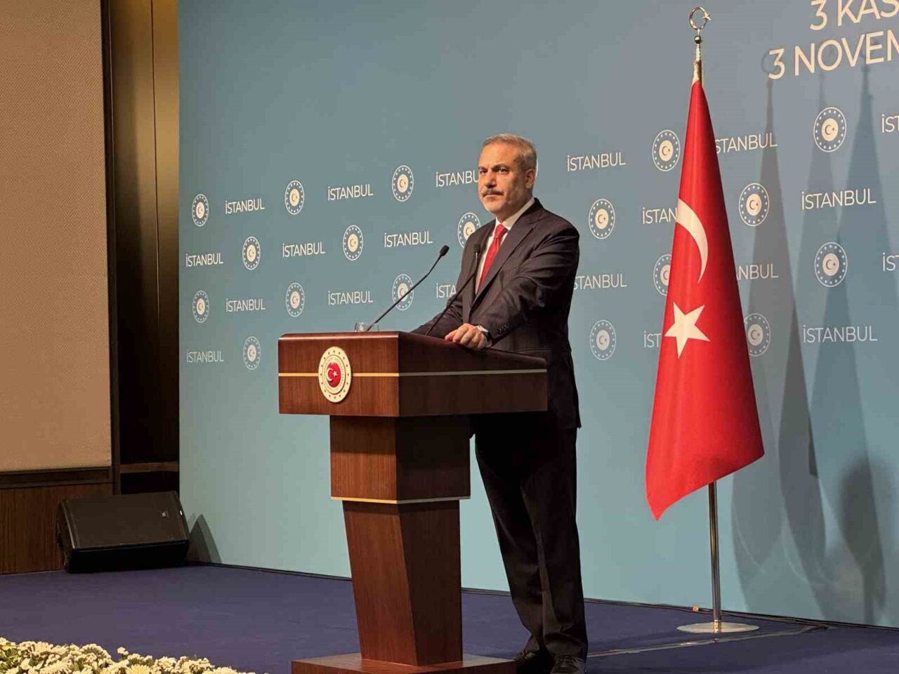 Dışişleri Bakanı Hakan Fidan, İstanbul'da düzenlenen toplantıda Filistin meselesine dair