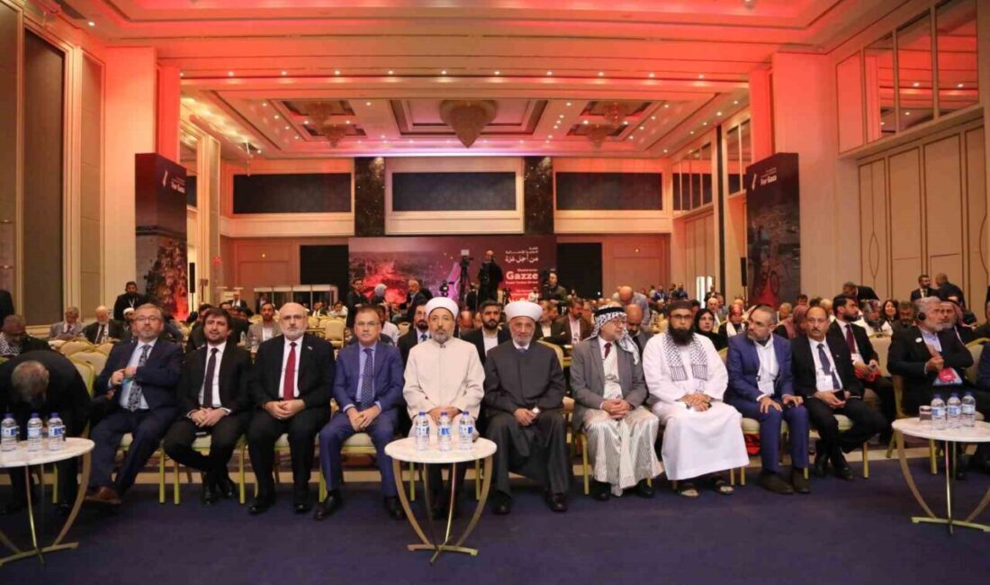 İstanbul'da düzenlenen "Uluslararası Gazze İnsani Yardım Zirvesi"nde, Diyanet İşleri Başkanı