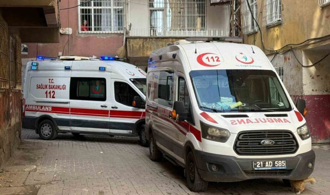 Diyarbakır’ın Kayapınar ilçesindeki 6 katlı bir apartmanda çıkan yangında, 2’si