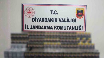 Diyarbakır'da jandarma, kaçakçılık operasyonları düzenleyerek 10.040 dolu makaron ve 3.645