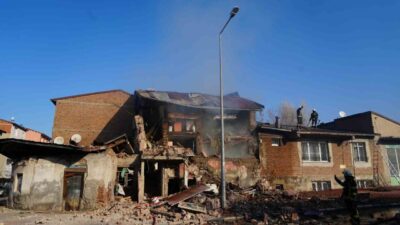 Erzurum'un Yakutiye ilçesinde sabah saatlerinde meydana gelen doğalgaz patlamasıyla ilgili