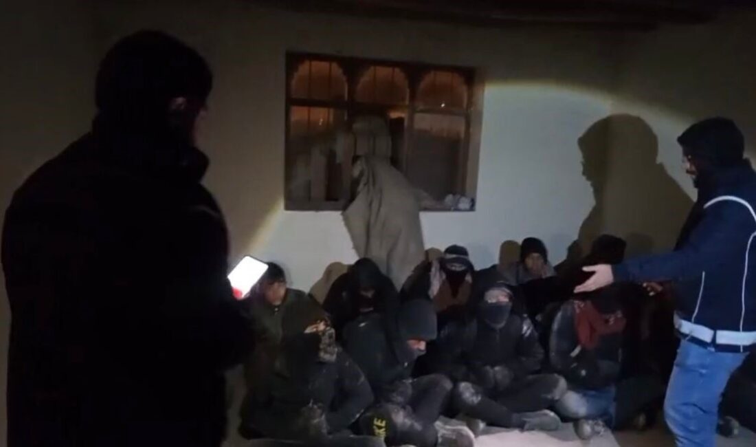 Ağrı’da düzenlenen operasyonda, 14 düzensiz göçmen yakalandı. Göçmen Kaçakçılığıyla Mücadele