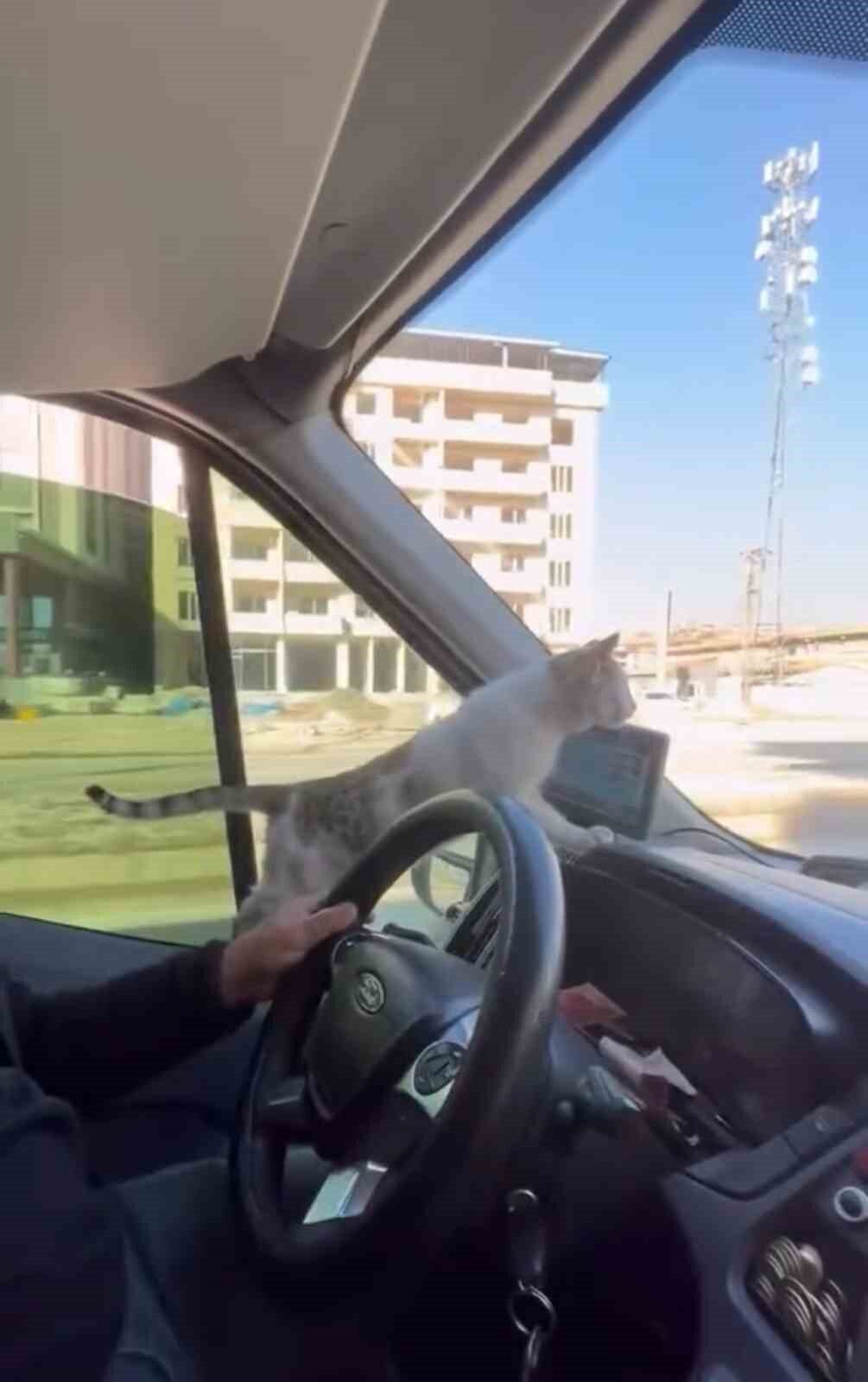 Hakkari’nin Yüksekova ilçesinde toplu taşıma şoförü Sabur Dündar, dondurucu soğukta