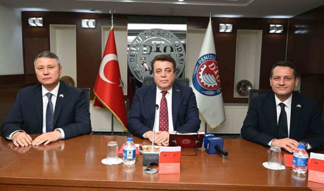 Kazakistan Başkonsolosu Akatayev, Denizli Ticaret Odası’nda yatırım fırsatlarını tanıttı Kazakistan Cumhuriyeti İzmir Başkonsolosu Bauyrzhan Akatayev, Denizli Ticaret Odası’nı ziyaret