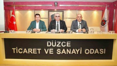 Düzce Ticaret ve Sanayi Odası'nın olağan meclis toplantısı, Meclis Başkanı