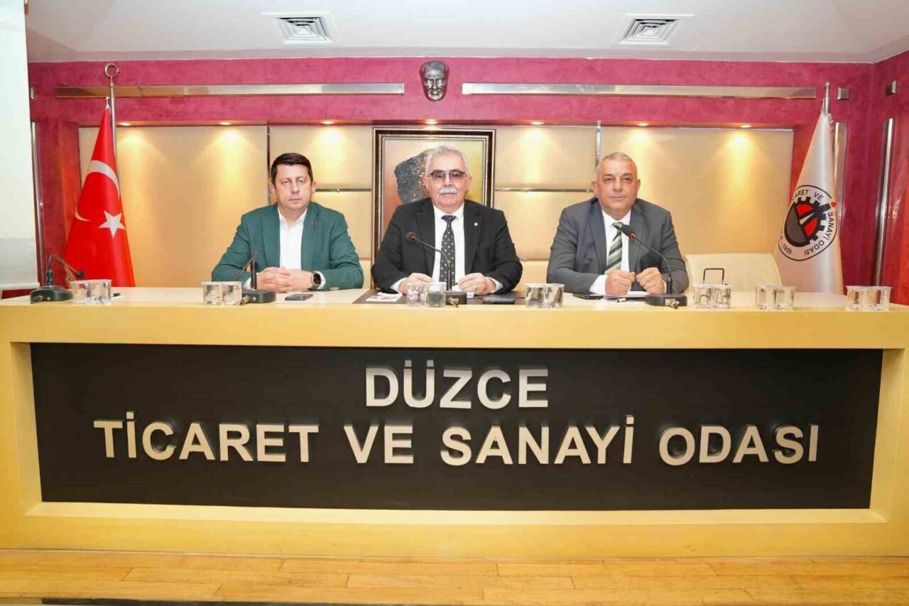 Düzce Ticaret ve Sanayi Odası'nın olağan meclis toplantısı, Meclis Başkanı