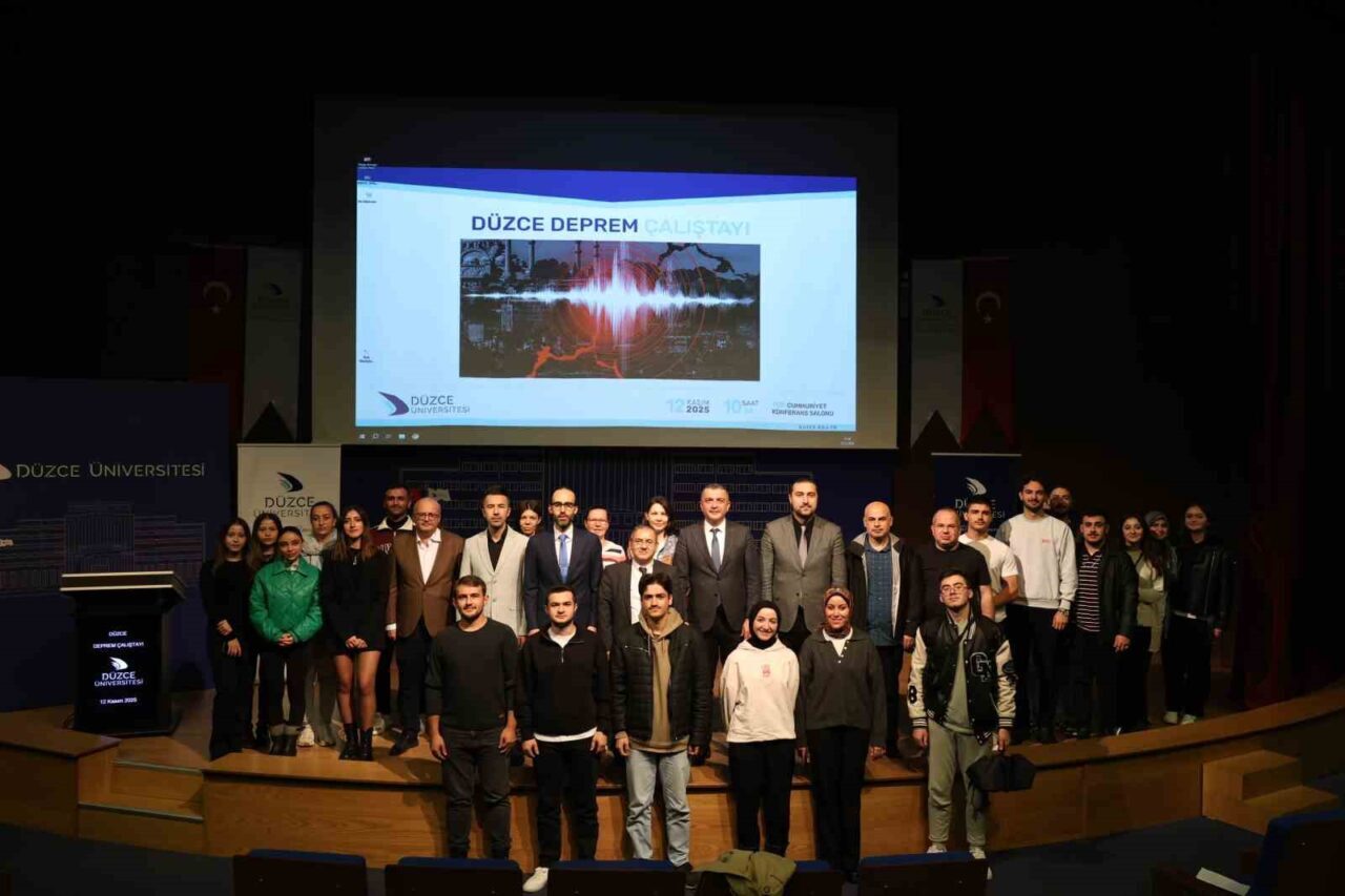 Düzce Deprem Çalıştayı’nda Bilimsel Farkındalık ve Dayanıklı Yapı Vurgusu Yapıldı