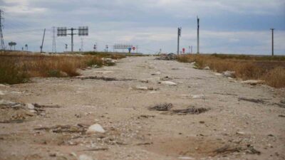 Edirne'nin Tayakadın bölgesinde, bir yıldır tamamlanmayan yol çalışmaları sürücüler ve