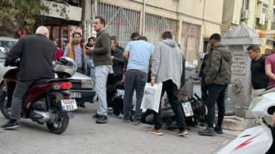 Balıkesir'in Edremit ilçesinde E.K. (16) yönetimindeki motosiklet, Engin E. (47)