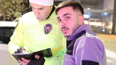 Aksaray'da ehliyetsiz araç kullanan 20 yaşındaki Sami Can A., muayenesiz