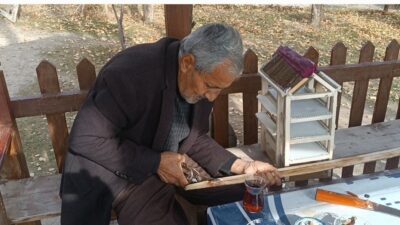 İkram Vergili, Van'ın Özalp ilçesinde Parkinson hastalığı ile mücadele ederken,