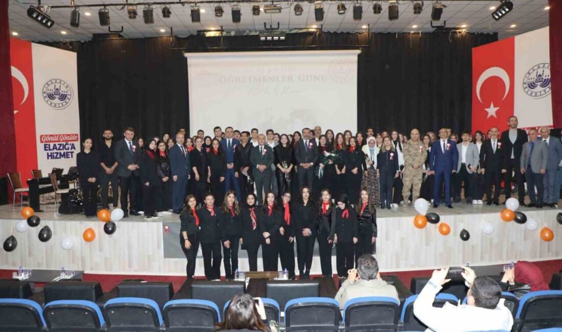 Elazığ'da 24 Kasım Öğretmenler Günü, Bünyamin Eroğlu Kültür ve Kongre