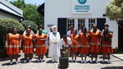 Cumhurbaşkanı Recep Tayyip Erdoğan'ın eşi Emine Erdoğan, Güney Afrika'da bulunduğu