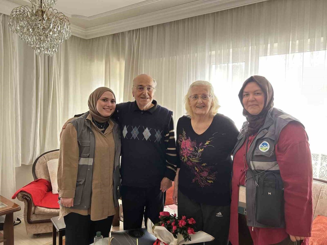 Sakarya Büyükşehir Belediyesi, 65 yıllık evlilikleriyle örnek teşkil eden Halide