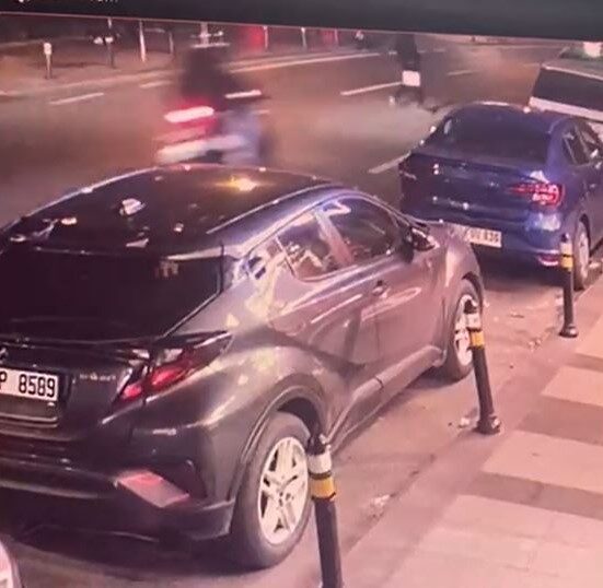 Türk sinemasının efsanevi ismi Engin Çağlar, 85 yaşında Şişli'de motosiklet