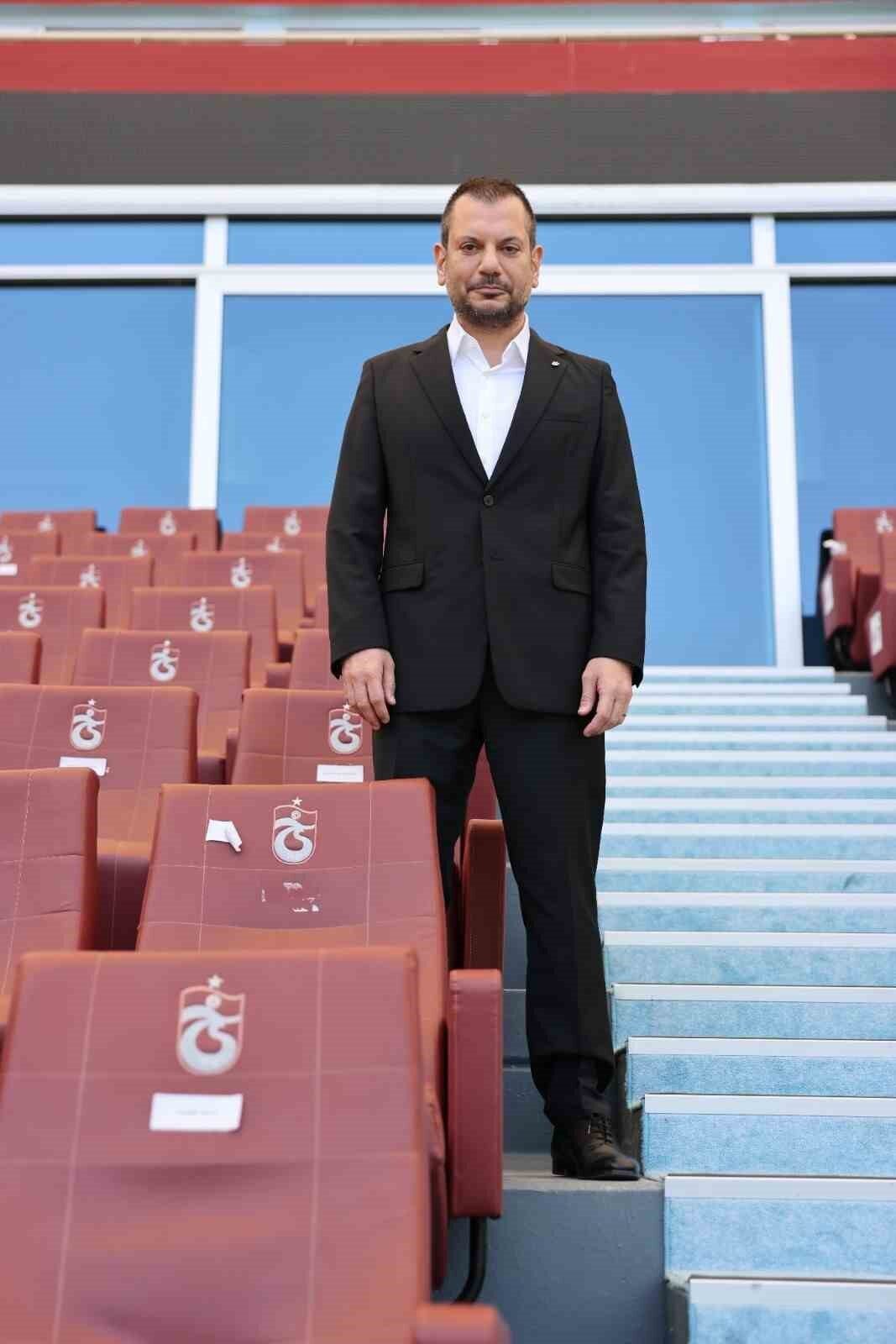 Trabzonspor Başkanı Ertuğrul Doğan, uzun vadeli sürdürülebilir başarı odaklı bir