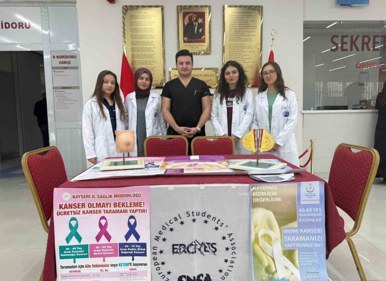 Erciyes Üniversitesi’nde Meme Muayenesi Farkındalığı İçin Eğitim Etkinliği Gerçekleşti