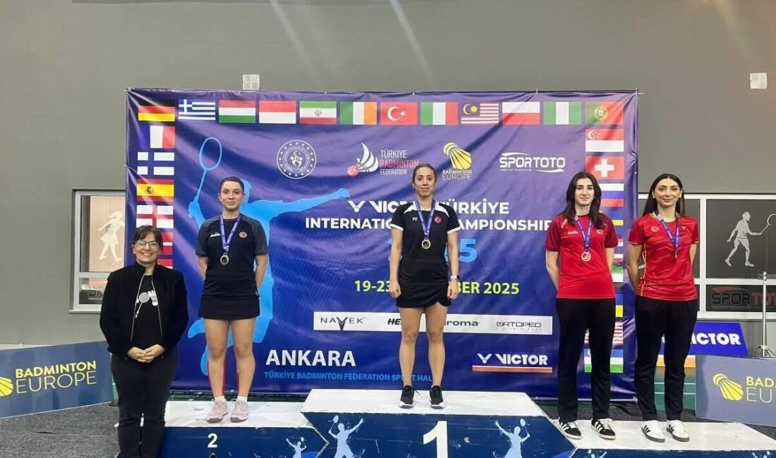 Ankara'da düzenlenen Victor Türkiye International Badminton Şampiyonası'nda Erzincanlı sporcular başarılı