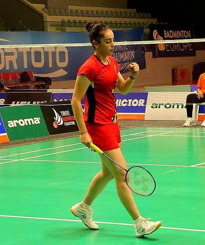 Erzincanlı milli badmintoncu Aleyna Korkut, Çekya'da düzenlenen "Czech Junior International
