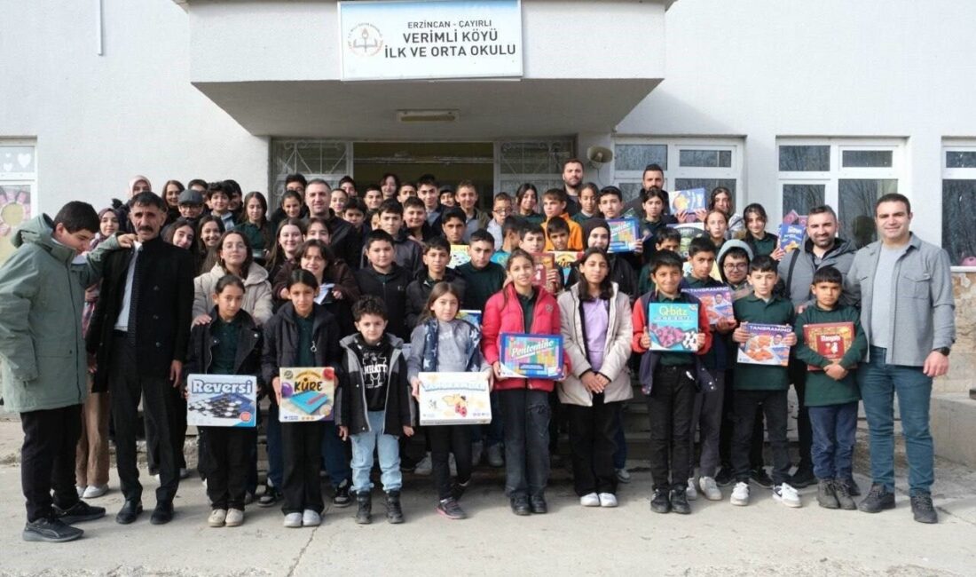 Erzincan Şehit Jandarma Er Fatih Çaybaşı Ortaokulu öğrencileri, "Oyun Arkadaşım