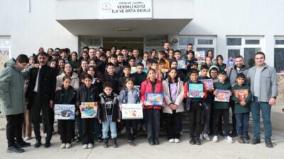 Erzincan Şehit Jandarma Er Fatih Çaybaşı Ortaokulu öğrencileri, "Oyun Arkadaşım