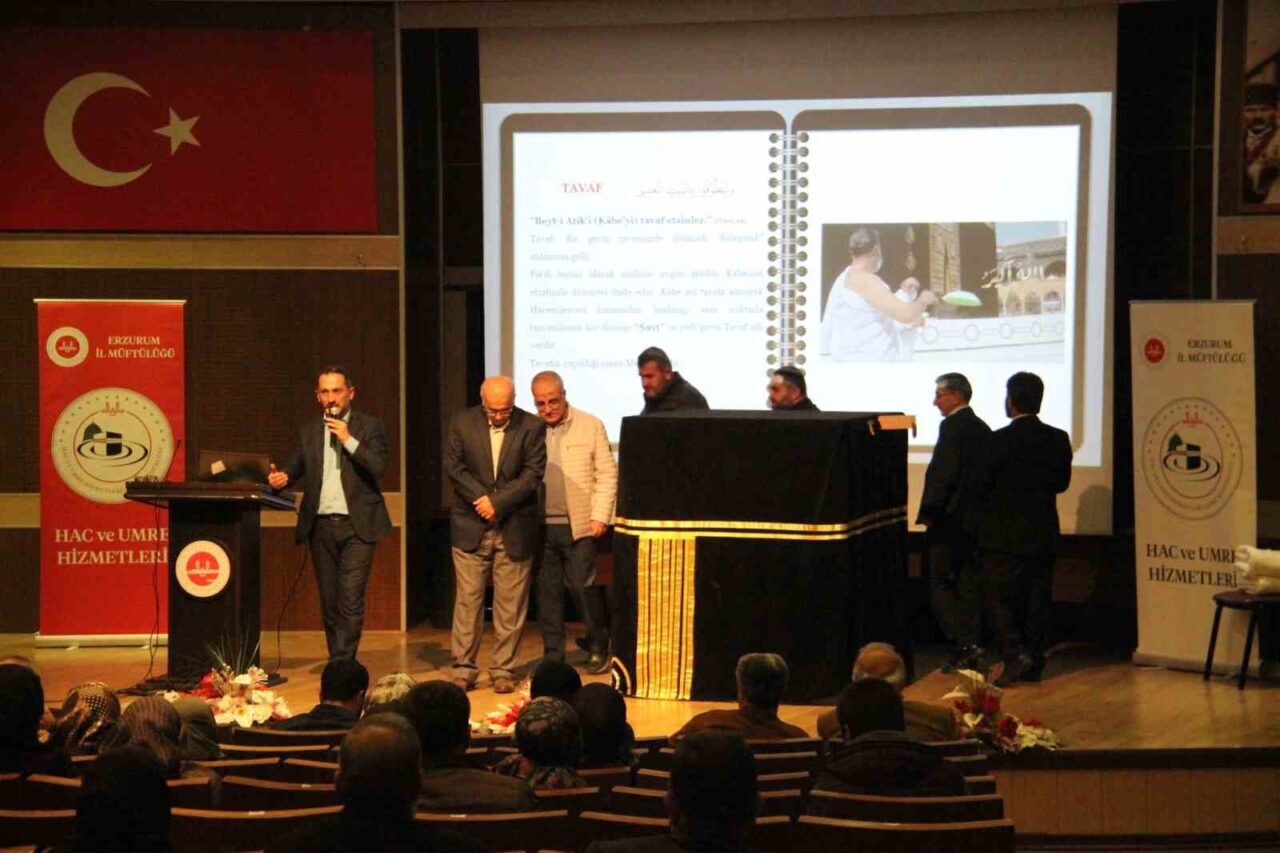 Erzurum İl Müftülüğü, umreye gidecekler için eğitim seminerleri düzenledi. İl
