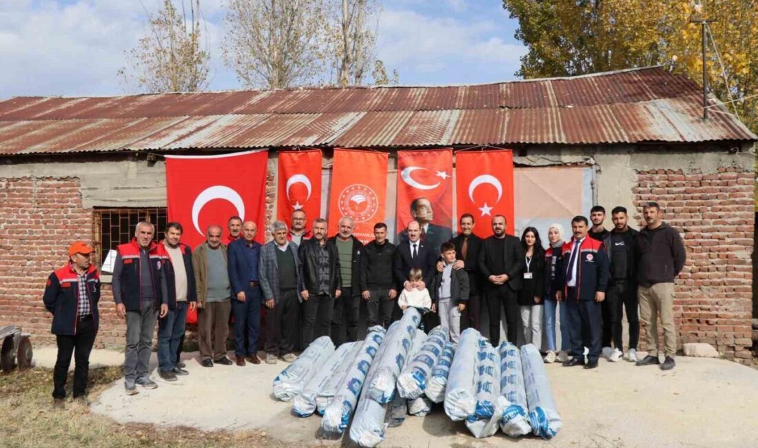 Erzurum'un Oltu ilçesinde, 18 çiftçiye İlçe Tarım ve Orman Müdürlüğü