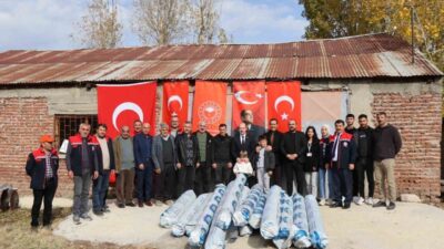 Erzurum'un Oltu ilçesinde, 18 çiftçiye İlçe Tarım ve Orman Müdürlüğü