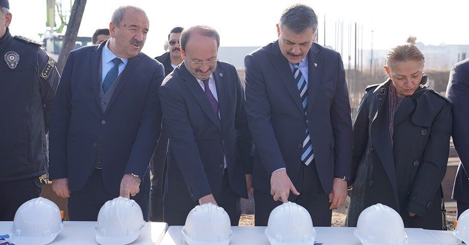 Erzurum Teknik Üniversitesi'nde yeni Spor Bilimleri Fakültesi binasının temel atma