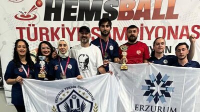Erzurum Teknik Üniversitesi (ETÜ) Spor Kulübü, Hemsball Türkiye Şampiyonası'nda erkeklerde