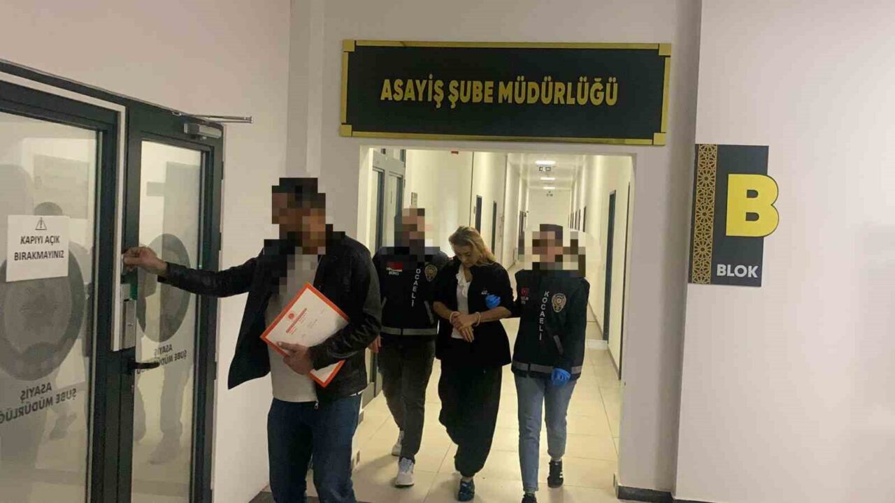 Evden ziynet eşyası ve saç şekillendirici çalan kadın yakalandı