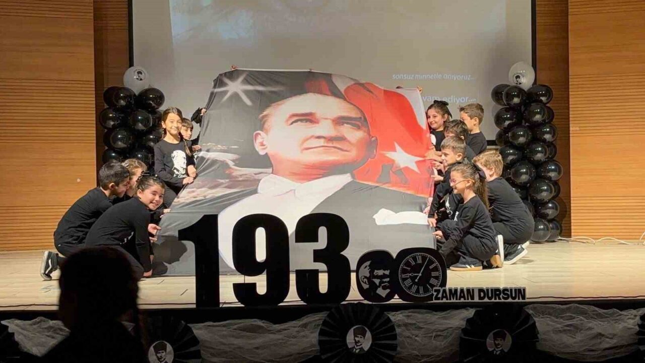 Zonguldak Merkez Fener İlkokulu, 10 Kasım Atatürk’ü Anma Günü’nde düzenlenen