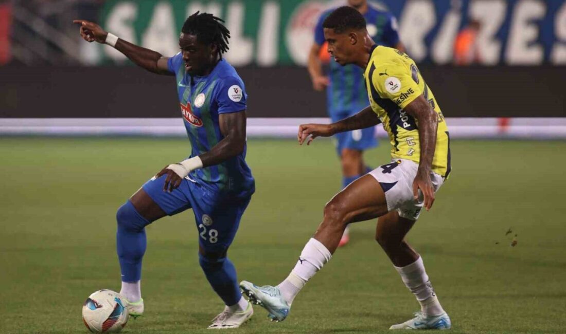 Fenerbahçe, yarın saat 20.00'de Çaykur Rizespor ile deplasmanda karşılaşacak. Ligde