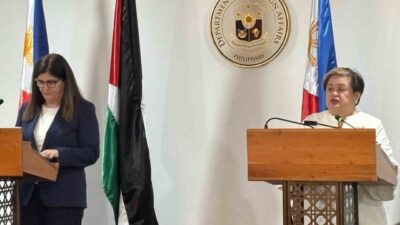 Filistin Dışişleri Bakanı Varsen Aghabekian Shahin, Filipinler ziyaretinde Gazze'nin yeniden