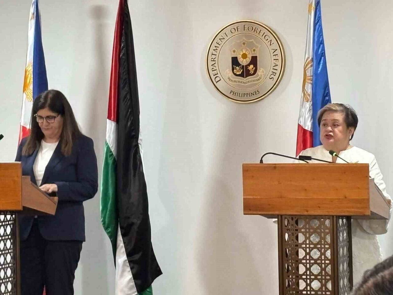 Filistin Dışişleri Bakanı Varsen Aghabekian Shahin, Filipinler ziyaretinde Gazze'nin yeniden