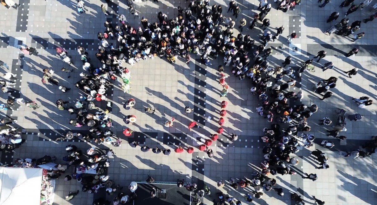 Düzce Belediyesi, Anıtpark'ta düzenlenen etkinlik ile Filistin'e destek verdi. Mehteran