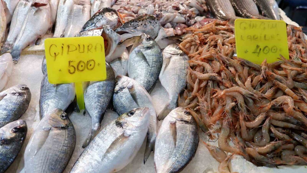 İzmir'in Foça Balık Hali, kış sezonu ile hareketlendi. İbrahim Göl,