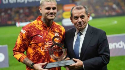 Galatasaray'da 100. resmi maçına çıkan Mauro Icardi’ye, Gençlerbirliği maçı öncesi
