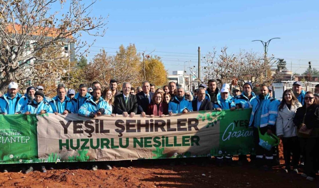 Gaziantep Büyükşehir Belediyesi ve Gaziantep Valiliği iş birliğiyle başlatılan YEŞİLANTEP