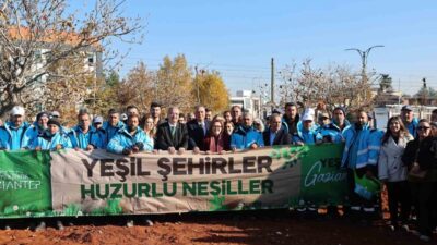 Gaziantep Büyükşehir Belediyesi ve Gaziantep Valiliği iş birliğiyle başlatılan YEŞİLANTEP