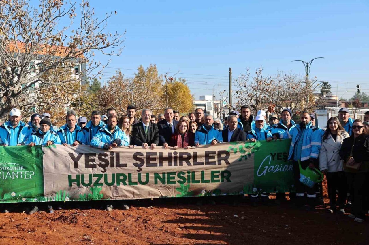 Gaziantep Büyükşehir Belediyesi ve Gaziantep Valiliği iş birliğiyle başlatılan YEŞİLANTEP