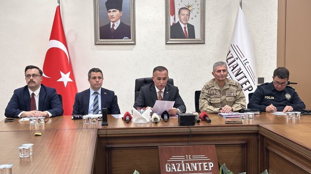 Gaziantep Valisi Kemal Çeber, 2025'in ilk 10 ayındaki asayiş raporunu