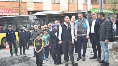 Gaziosmanpaşa Belediye Başkan Vekili Eray Karadeniz, Karadeniz Mahallesi'nde ihtiyaç tespiti